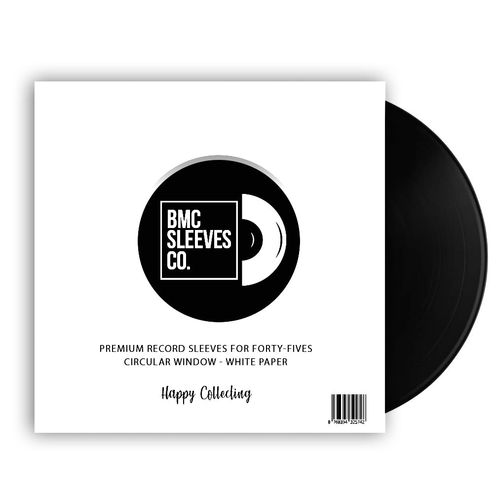 BMC 50 Vinyl Record Inner Sleeves for 7 Inch 45 RPM EP | Multi-Colors Sleeves for Premium Storage - Archival Quality