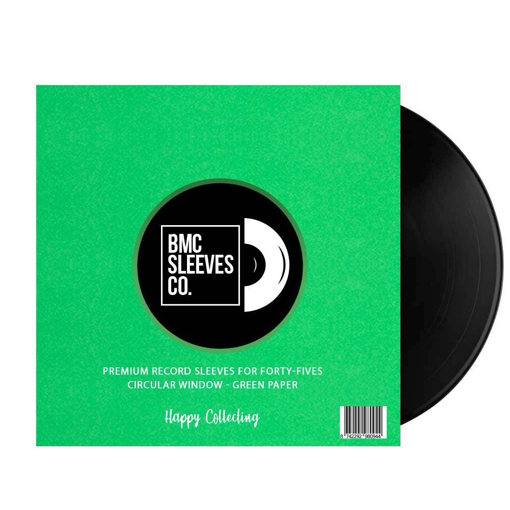 BMC 50 Vinyl Record Inner Sleeves for 7 Inch 45 RPM EP | Multi-Colors Sleeves for Premium Storage - Archival Quality