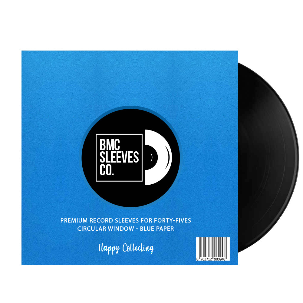 BMC 50 Vinyl Record Inner Sleeves for 7 Inch 45 RPM EP | Multi-Colors Sleeves for Premium Storage - Archival Quality