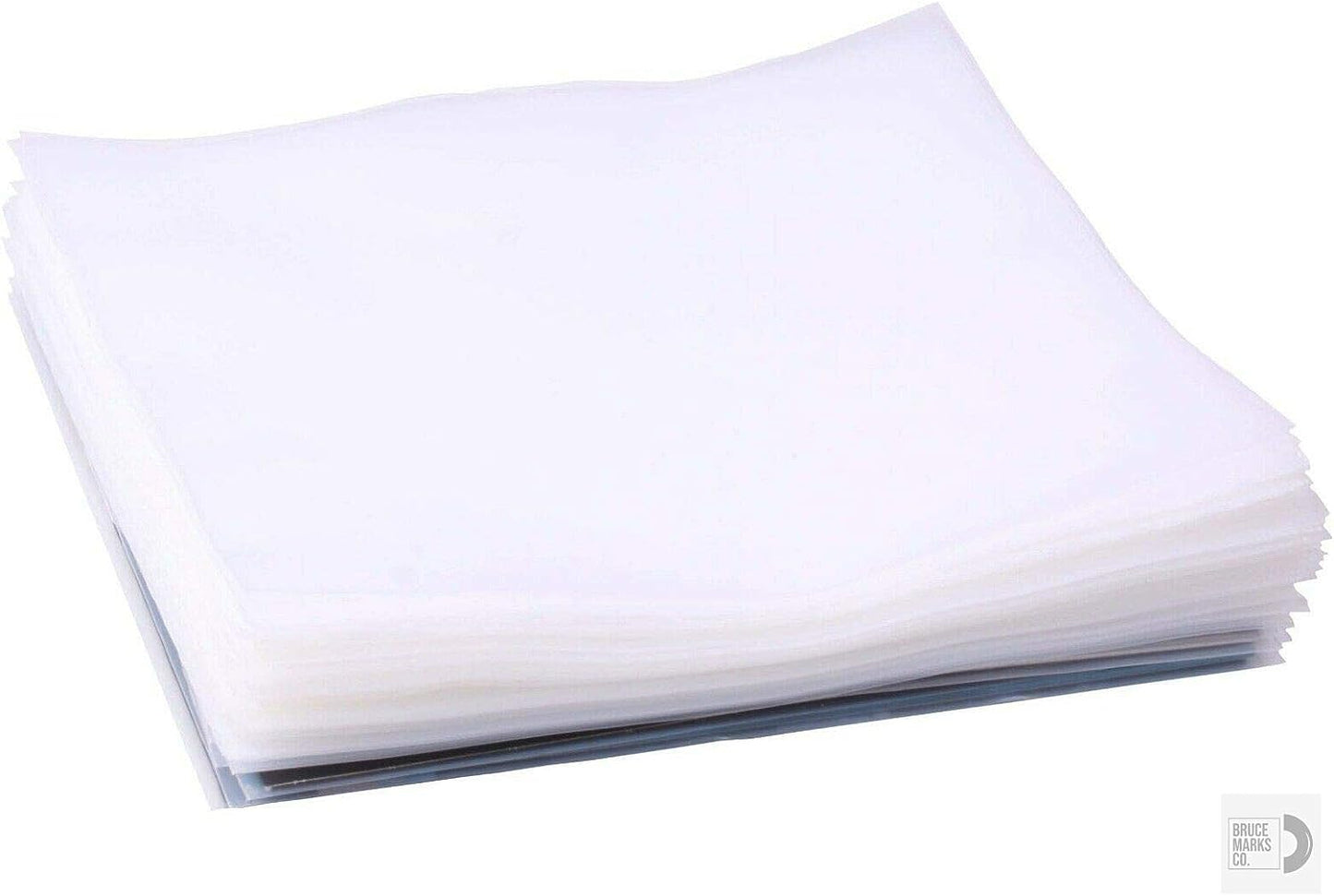 BMC 100/50 Vinyl Record Transparent Outer Sleeves for 7/12 Inch - 45/33 RPM - EP/LP