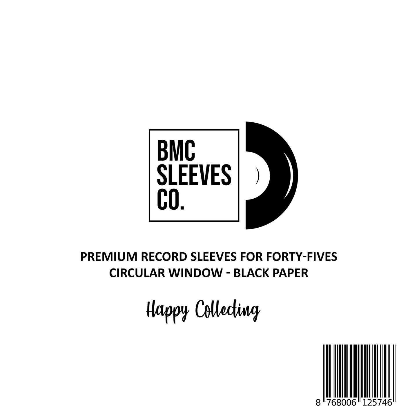 BMC 50 Vinyl Record Inner Sleeves for 7 Inch 45 RPM EP | Multi-Colors Sleeves for Premium Storage - Archival Quality