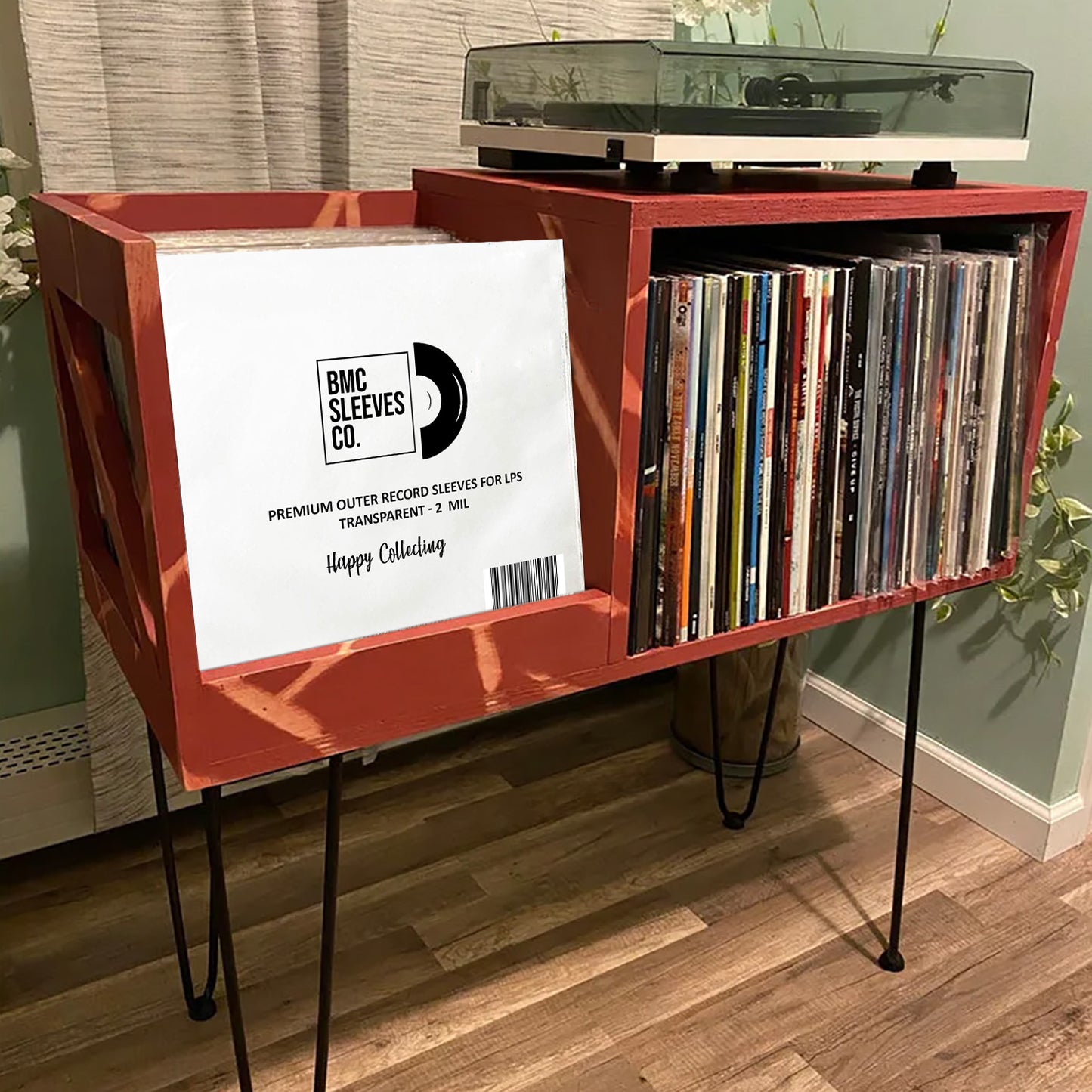 BMC 100/50 Vinyl Record Transparent Outer Sleeves for 7/12 Inch - 45/33 RPM - EP/LP